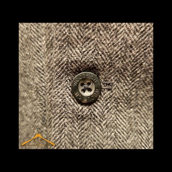Vintage Woolrich Tweed Vest - 2XL, Herringbone, Gray/Black, EUC - Picture 5 of 7